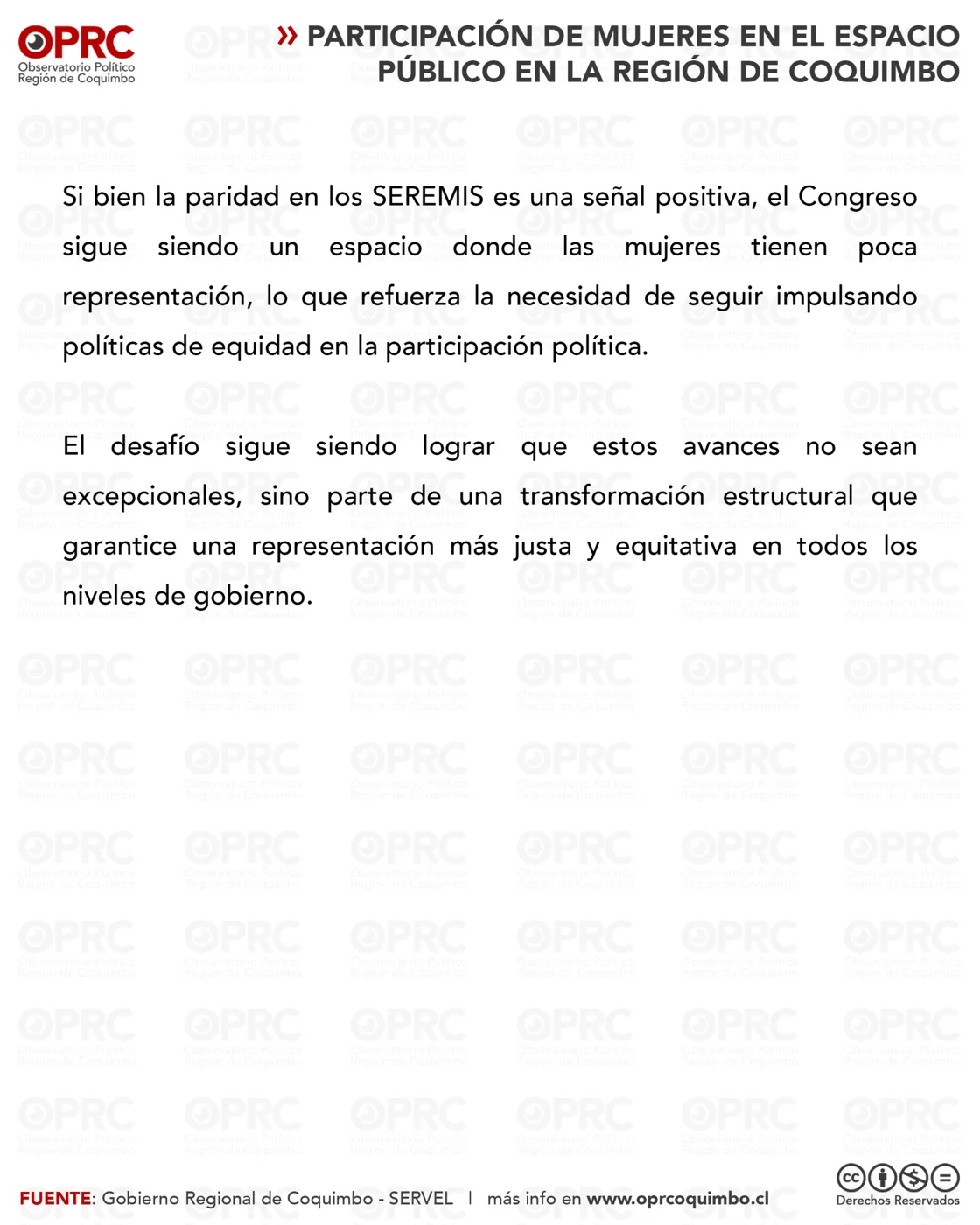 Gráfico 4 — En el Día de la Mujer, analizamos el rol y la participación de las mujeres en la Región de Coquimbo